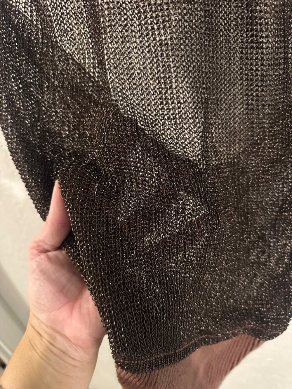 Free People Shine Be Fine Metallic Halter Neck Sheer Open Back Bodysuit - Picture 6 of 11
